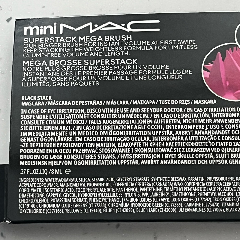 Mini Mac stack mascara black 8ml - Picture 3 of 4